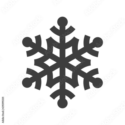 snowflake icon vector