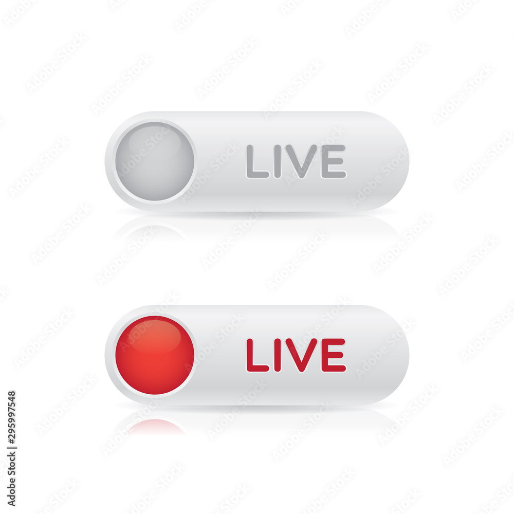 Live On Air Vector Sign Indicators Live On Air Vector Sign Indicators