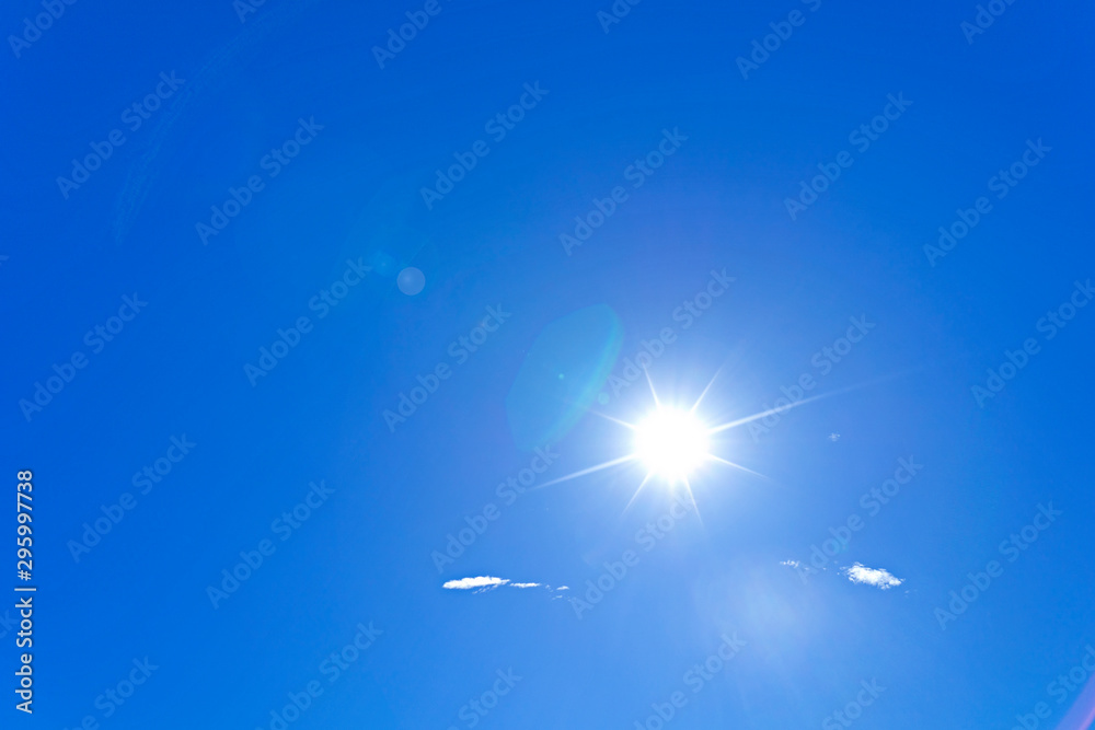 青空と太陽 青空と太陽
