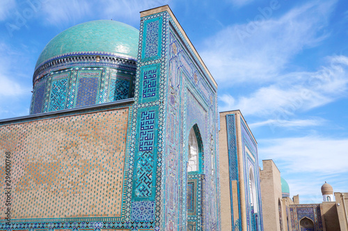 Shah-i-Zinda Necropolis in Samarkand, Uzbekistan