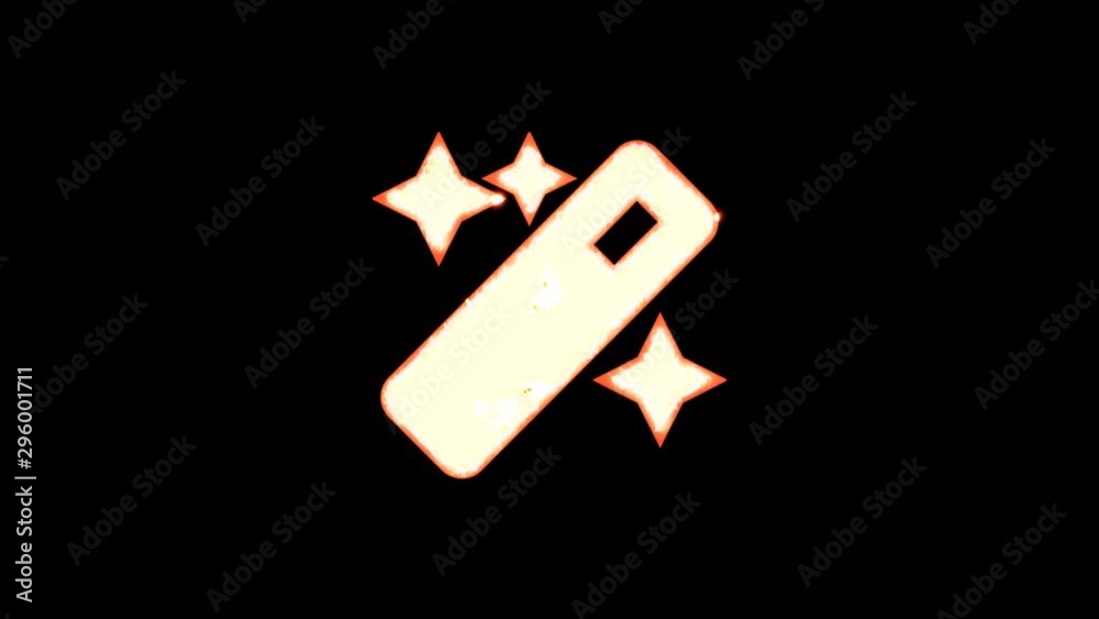 Symbol magic burns out of transparency, then burns again. Alpha channel Premultiplied - Matted with color black Symbol magic burns out of transparency, then burns again. Alpha channel Premultiplied - Matted with color black