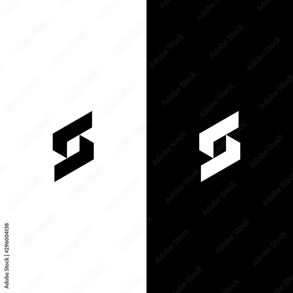 S letters logo vector icon donwload - obrazy, fototapety, plakaty 