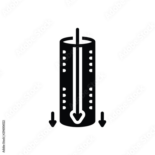 Black solid icon for deeply 