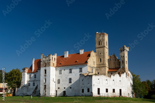 Castle of Breclav city from South Moravia, Czech Republic. Established in the 11. Century as a border castle, located in Breclav (Břeclav). photo