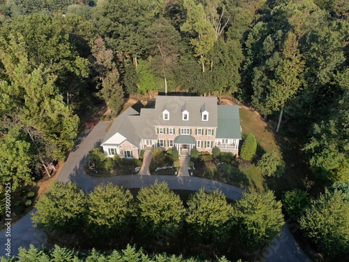 Aerial View of Mansion