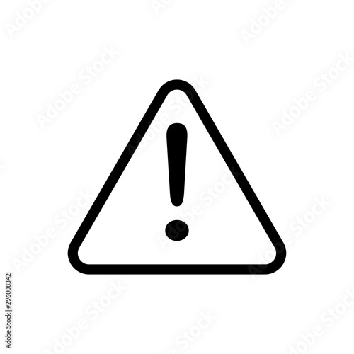 Exclamation Mark Symbol Icon Vector Design Illustration EPS 10