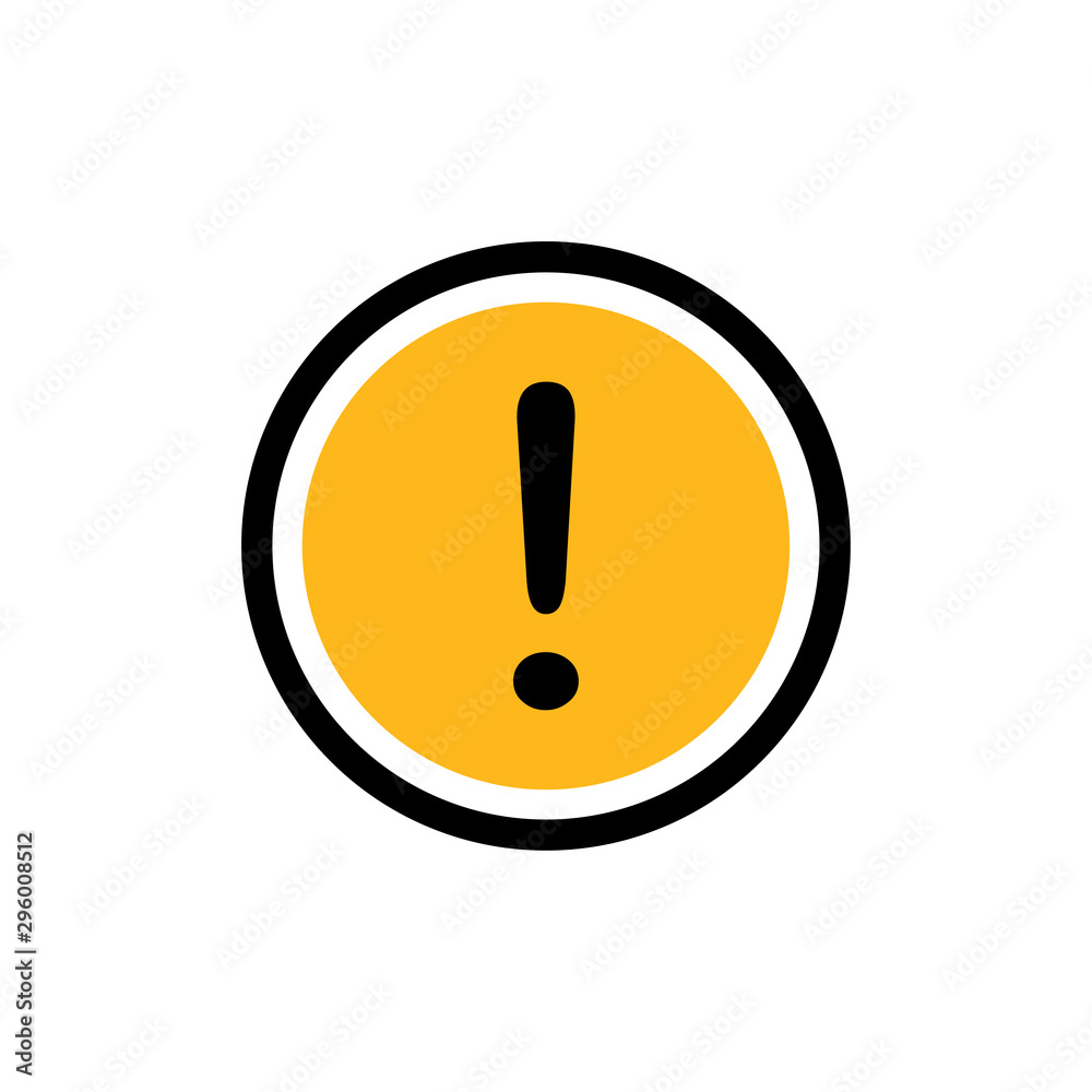 Exclamation Mark Symbol Icon Vector Design Illustration EPS 10 Exclamation Mark Symbol Icon Vector Design Illustration EPS 10