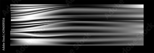 Realistic stretch transparent polyethylene vector