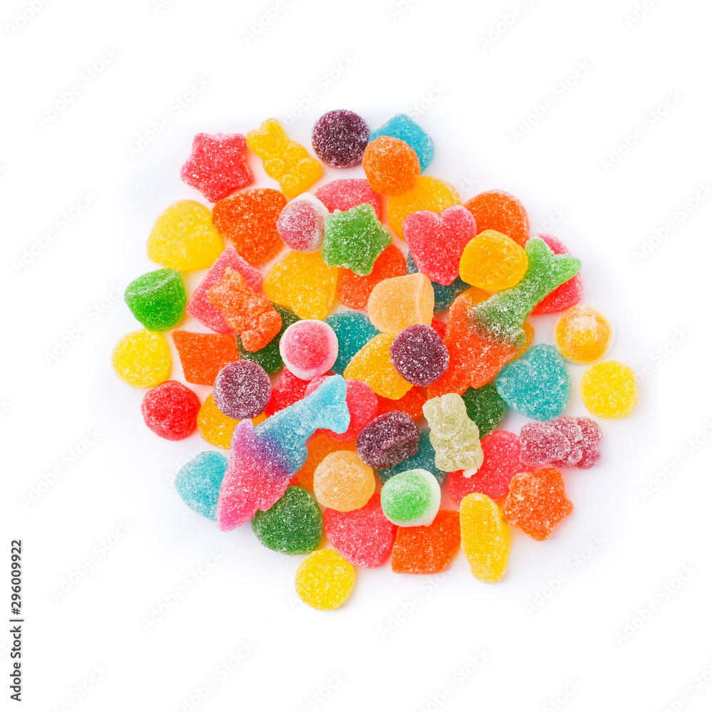 candies or jelly candies on a white background new. candies or jelly candies on a white background new.
