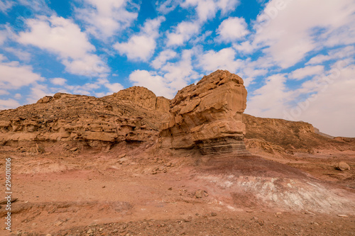 Mushroom Stone in the Timna National Park  Israel