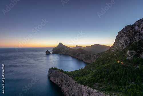 Sunrise at Cap de Formentor of Mallorca. 