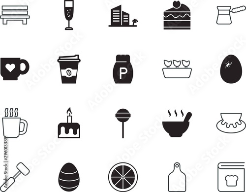 food vector icon set such as: cover, stem, drawing, flower, outline, furniture, young, seasoning, traditional, lovely, spice, closeup, old, tenderize, architecture, liquid, candle, kitchenware, bowl