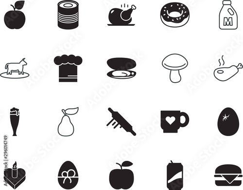 food vector icon set such as  cook  oyster  dish  full  mammal  cartoon  drop  transparent  break  cuisine  pub  juice  sliced  event  one  chefs  eggs  pictogram  sketch  chef  wedding  hand  roast
