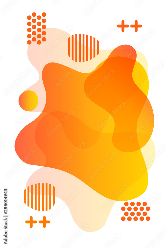 Fototapeta premium Liquid Abstract Background Water Splash Template