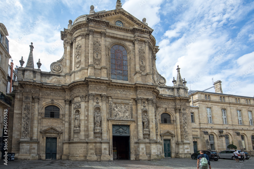  Facade of Eglise Notre Dame, Bordeaux, Gironde department, France