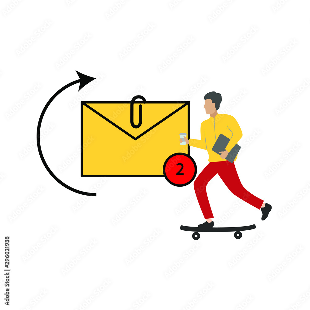 Mail sending icon vector isolated. Mail sending icon vector isolated.