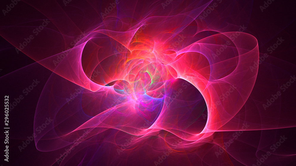 3D rendering abstract colorful fractal light background 3D rendering abstract colorful fractal light background