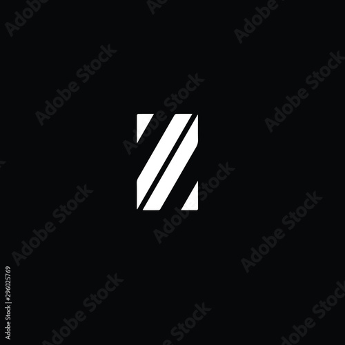 Z letter initial logo icon vector