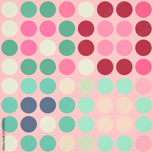Seamless Repeating Pattern With Dots