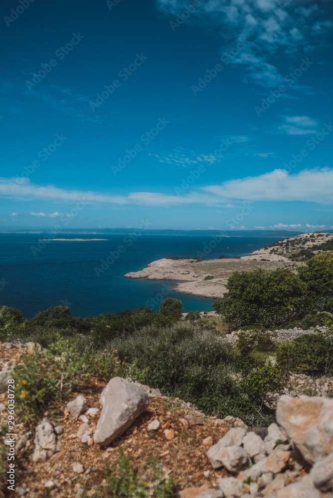 view of the island in mediterranean sea view of the island in mediterranean sea