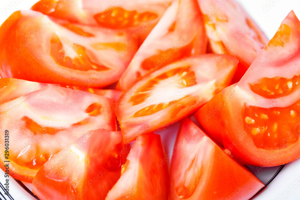 Fresh tomatoes background