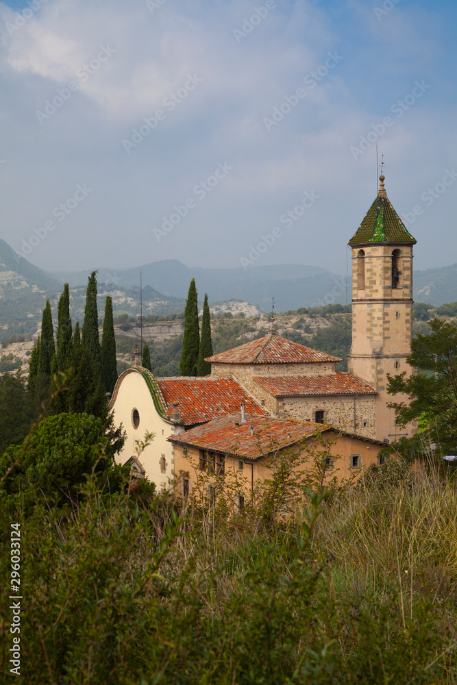 Fototapeta premium Iglesia de Sant Genís (Orís)