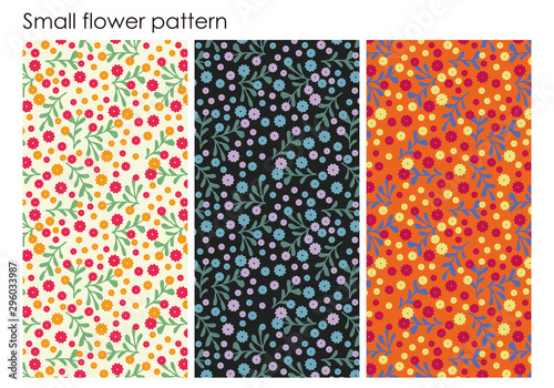 seemless pattern small flower