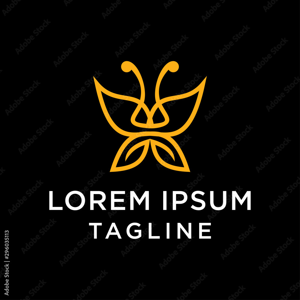 Butterfly Logo Design Template Vector