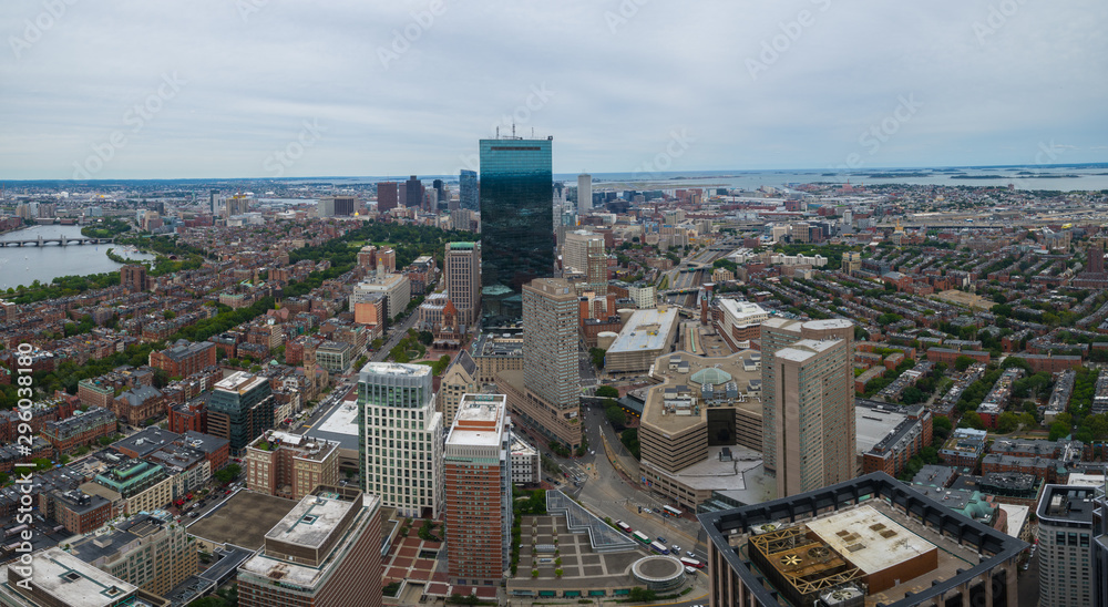 Panorama of Boston (view east)