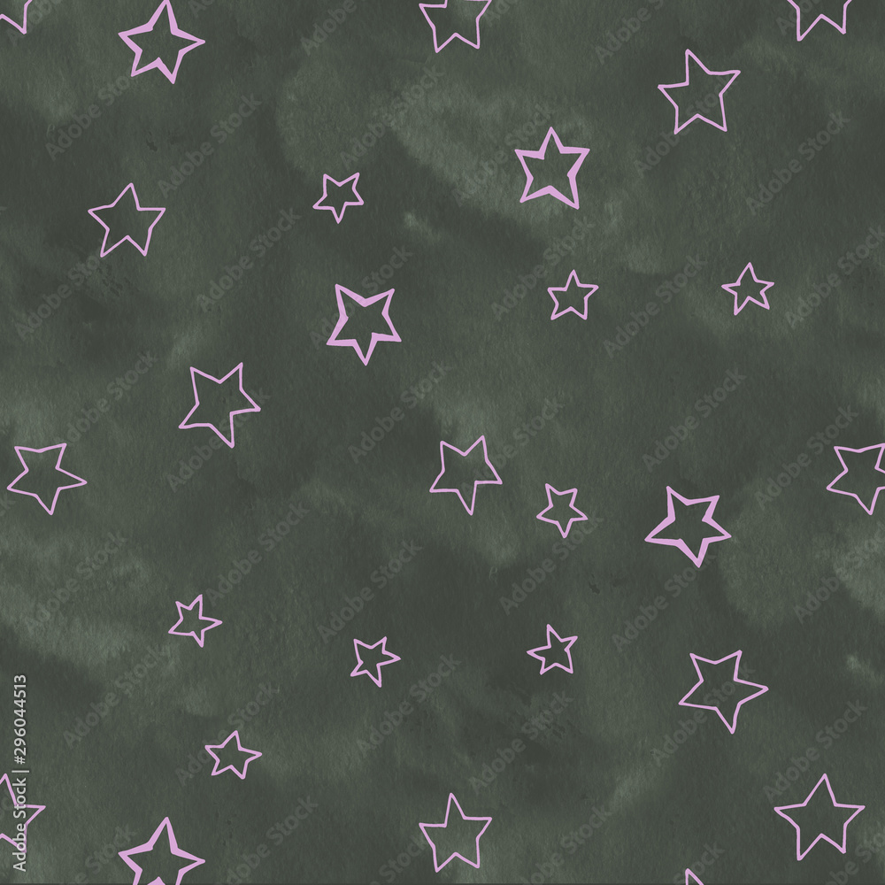 Seamless pattern with stars. illustration. Simple digital paper Seamless pattern with stars. illustration. Simple digital paper