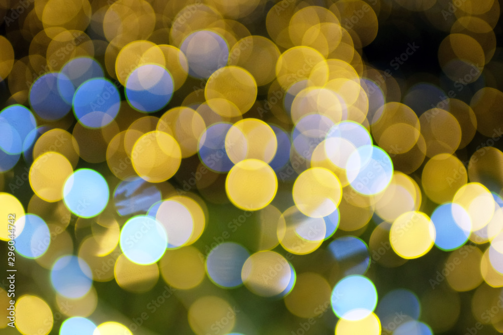 Beautiful bokeh for background, texture and lighting 
