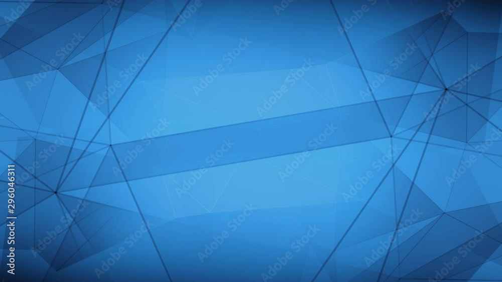 Triangle transparent gradients, random shapes motion intro background