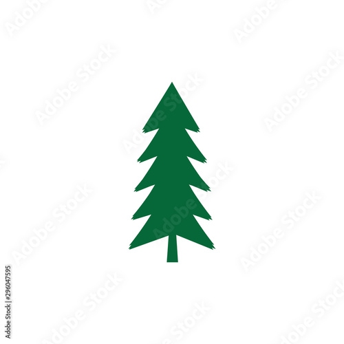 pine tree logo vector