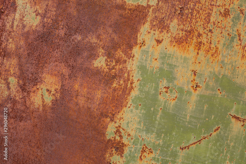 Grunge rusted metal texture, rust background. Old metal iron panel background.