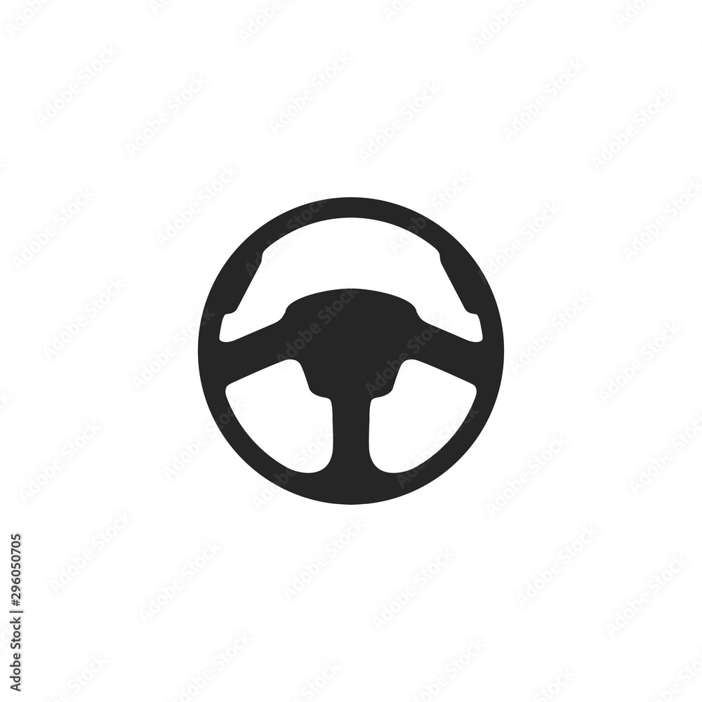 Car steering wheel icon symbol template black color editable. simple logo vector illustration for graphic and web Car steering wheel icon symbol template black color editable. simple logo vector illustration for graphic and web