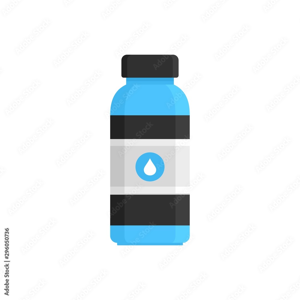 Water drink bottle icon. Flat illustration of water drink bottle vector icon for web design Water drink bottle icon. Flat illustration of water drink bottle vector icon for web design