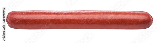 Frankfurter sausage isolated on white background. File contains clipping path.