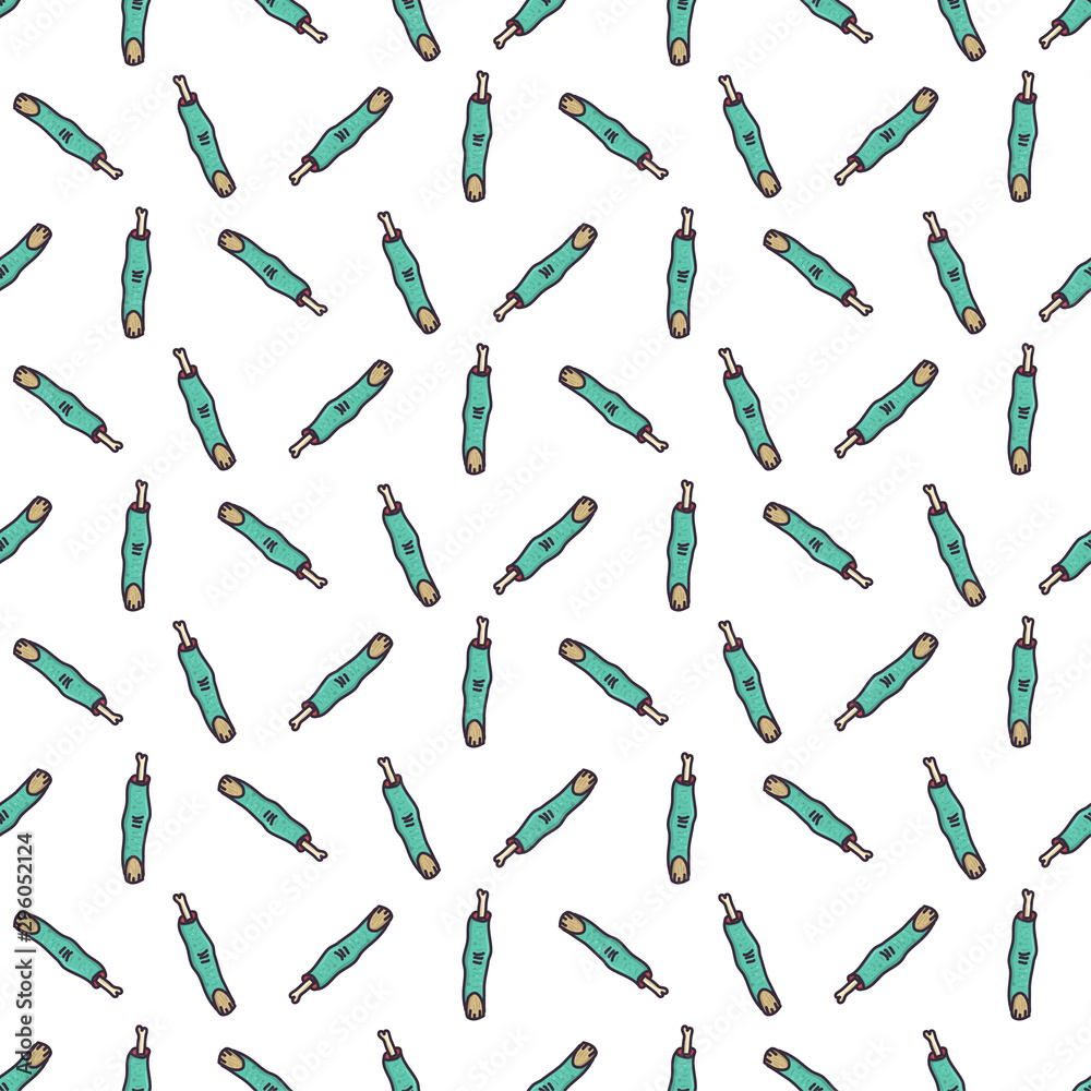 Zombie finger seamless pattern. Halloween party zombie hand concept. Art vector illustration. Zombie finger seamless pattern. Halloween party zombie hand concept. Art vector illustration.