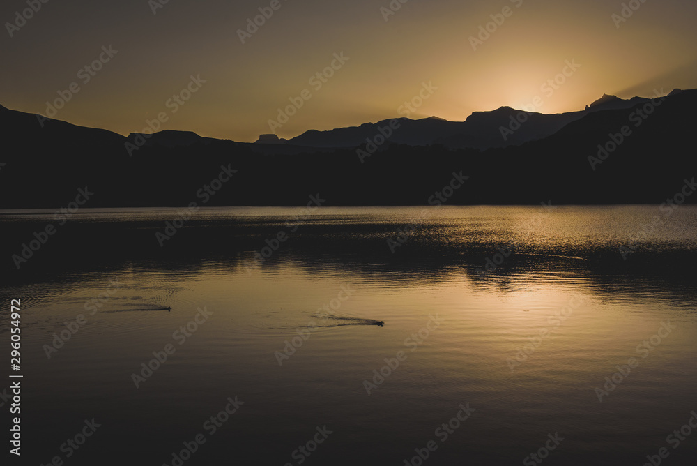 dusk over the lake