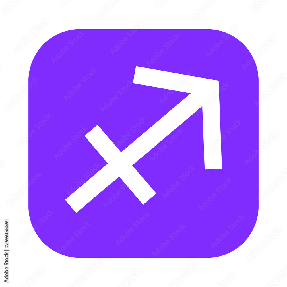 Obraz premium Sagittarius symbol vector