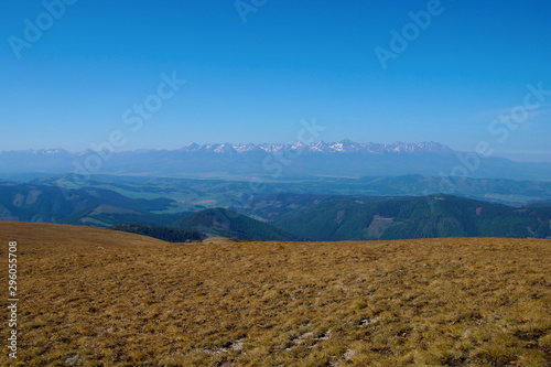 Vysoke Tatry mountain in Slovakia in autumn.