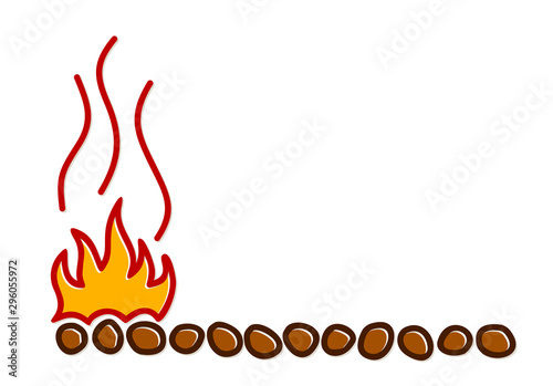 The Symbol of Fire Wood.