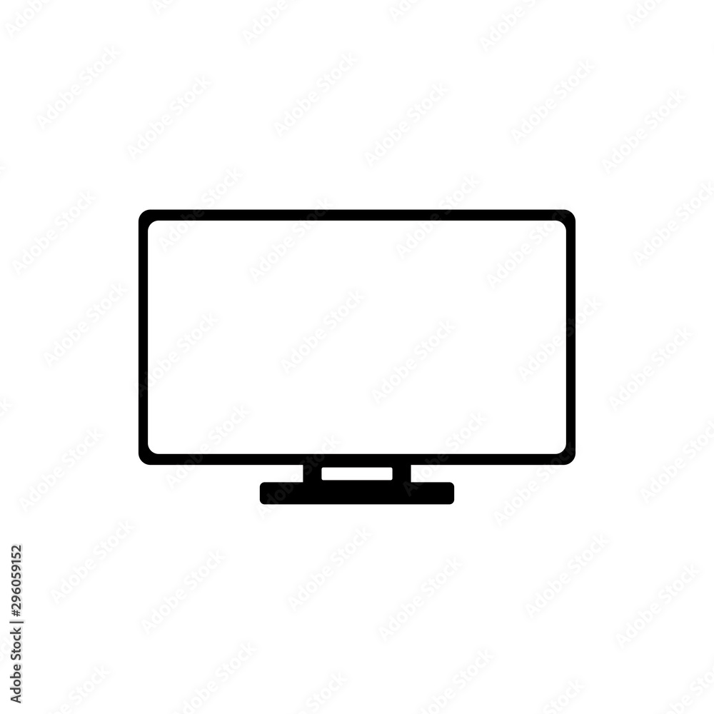 Television Icon vector design symbol