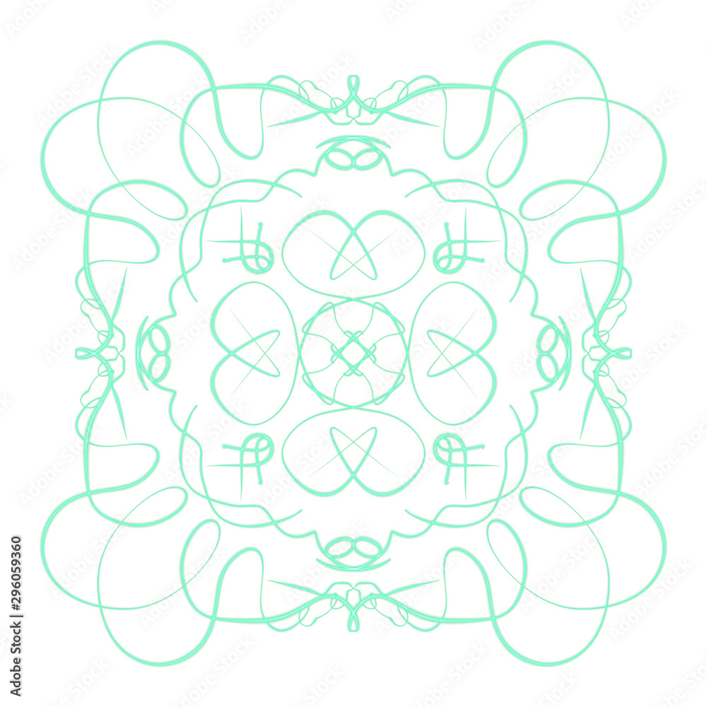DIGITAL PRINT OF MANDALA ORNAMENT SHAPE DIGITAL PRINT OF MANDALA ORNAMENT SHAPE