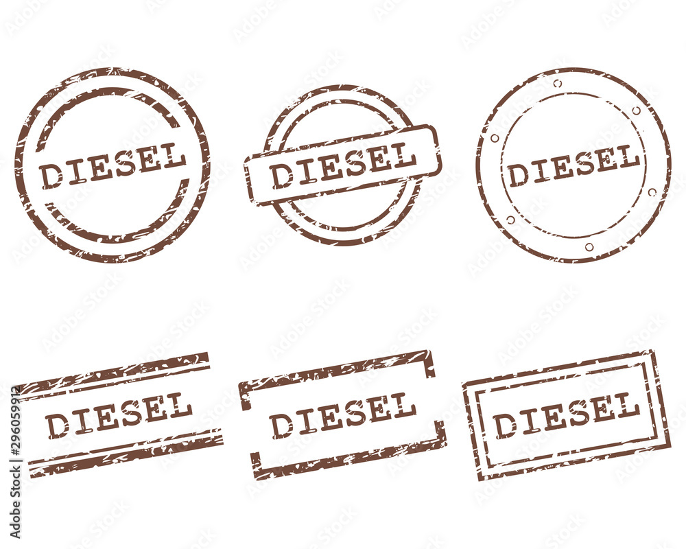 Fototapeta premium Diesel Stempel