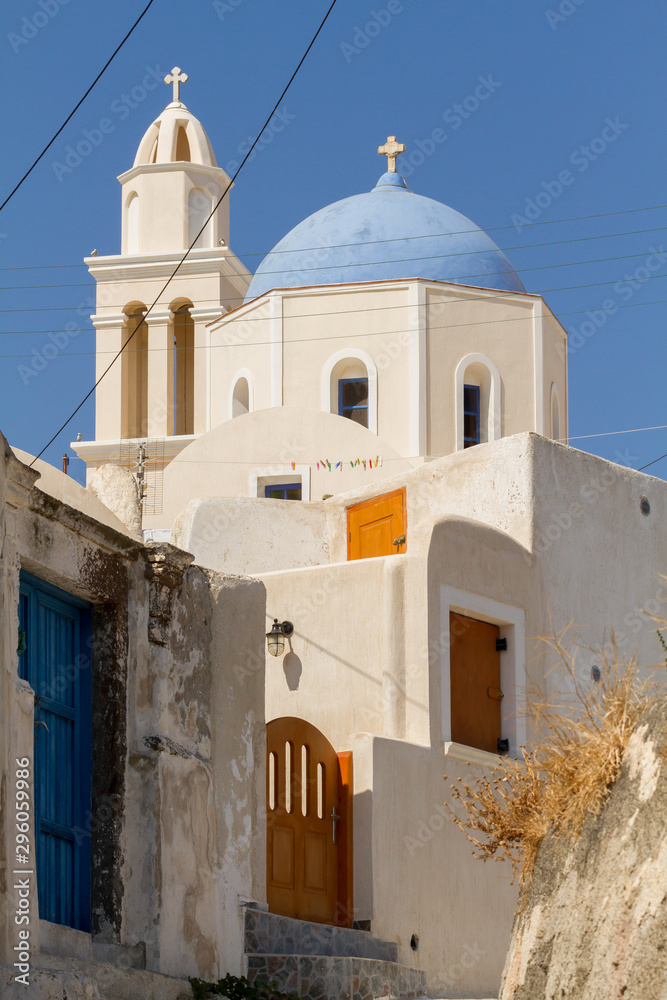 Santorini church in Greece