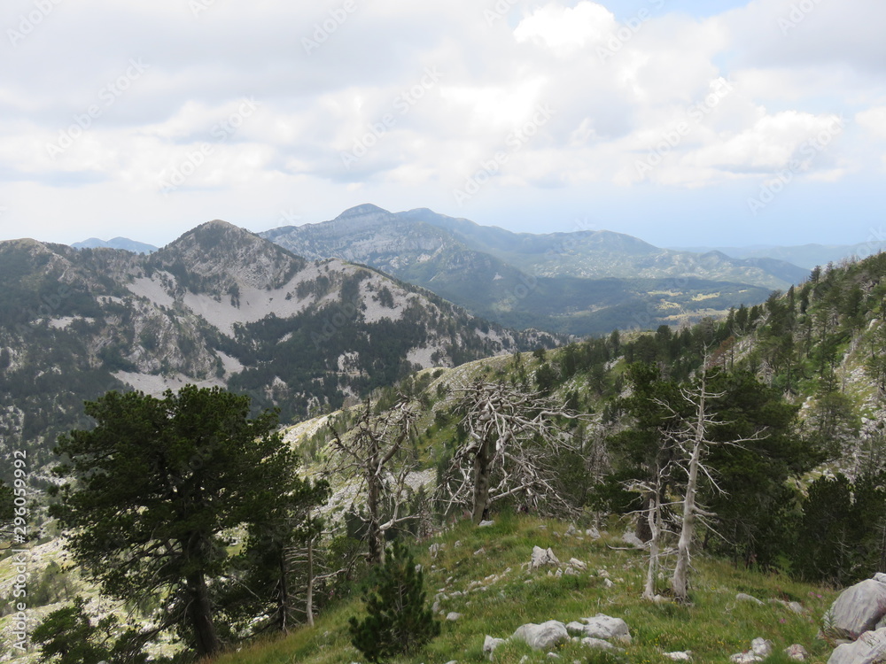 Mountain Orjen Montenegro mountain landscape