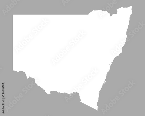 Karte von New South Wales