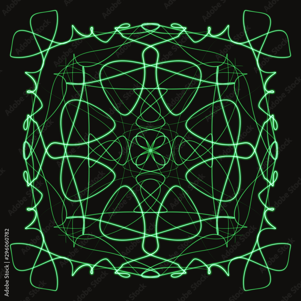 DIGITAL PRINT OF MANDALA ORNAMENT SHAPE DIGITAL PRINT OF MANDALA ORNAMENT SHAPE