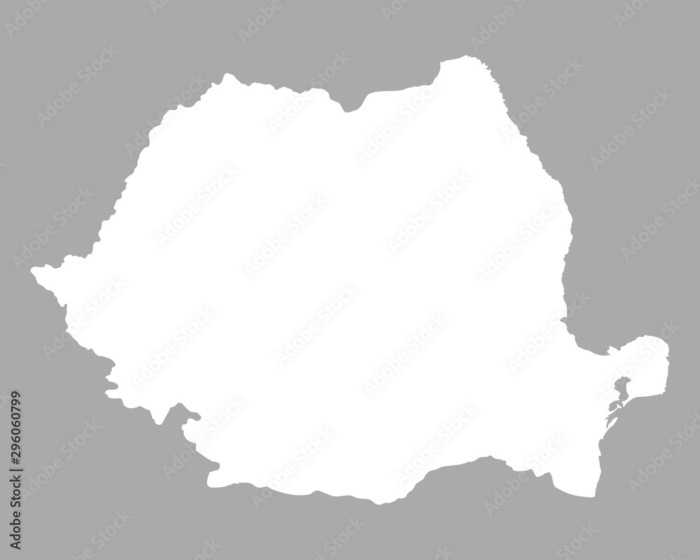 Fototapeta Mapa Rumunii